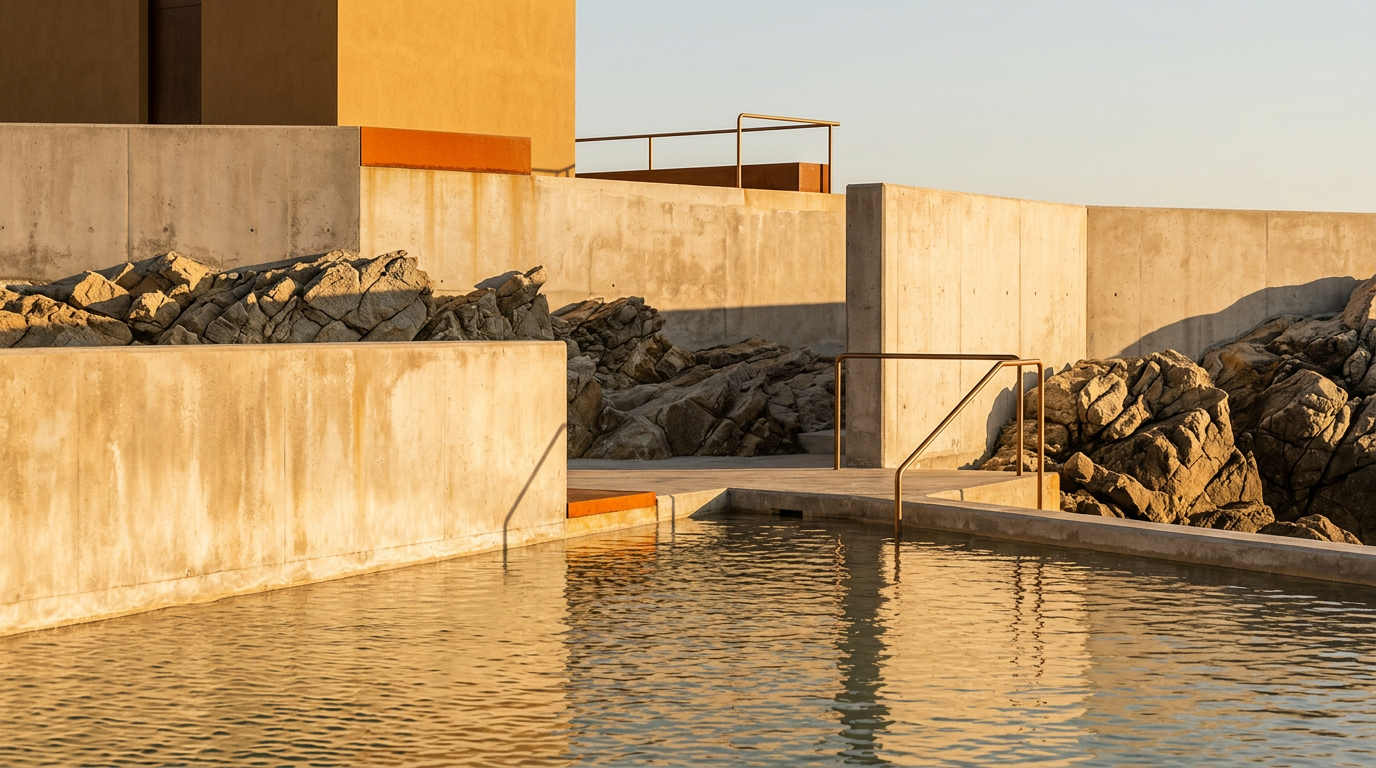 Water as the Building Material: Siza's Tidal Pools at Leça da Palmeira